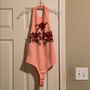 Floral Pink Bodysuit